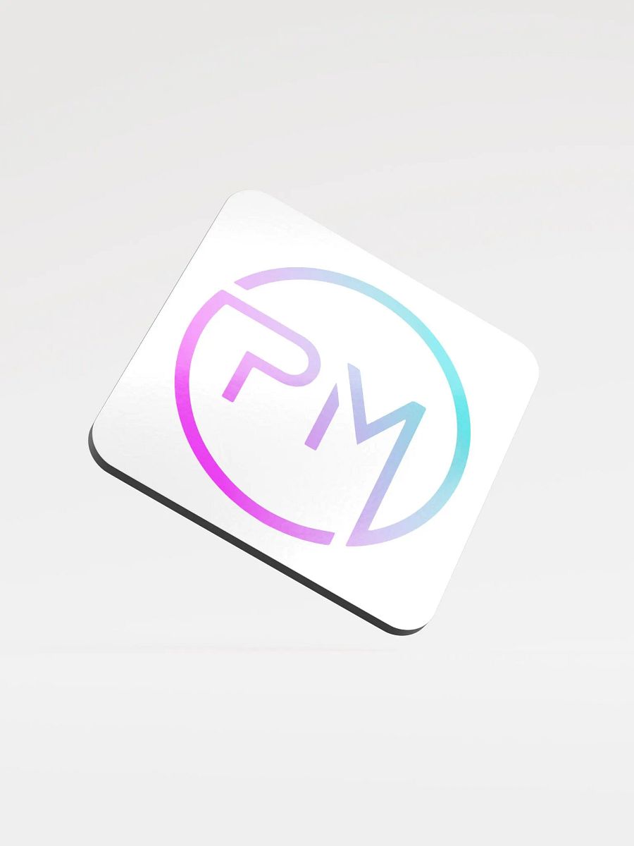 Gradient PM Logo Cork Coaster product image (1)