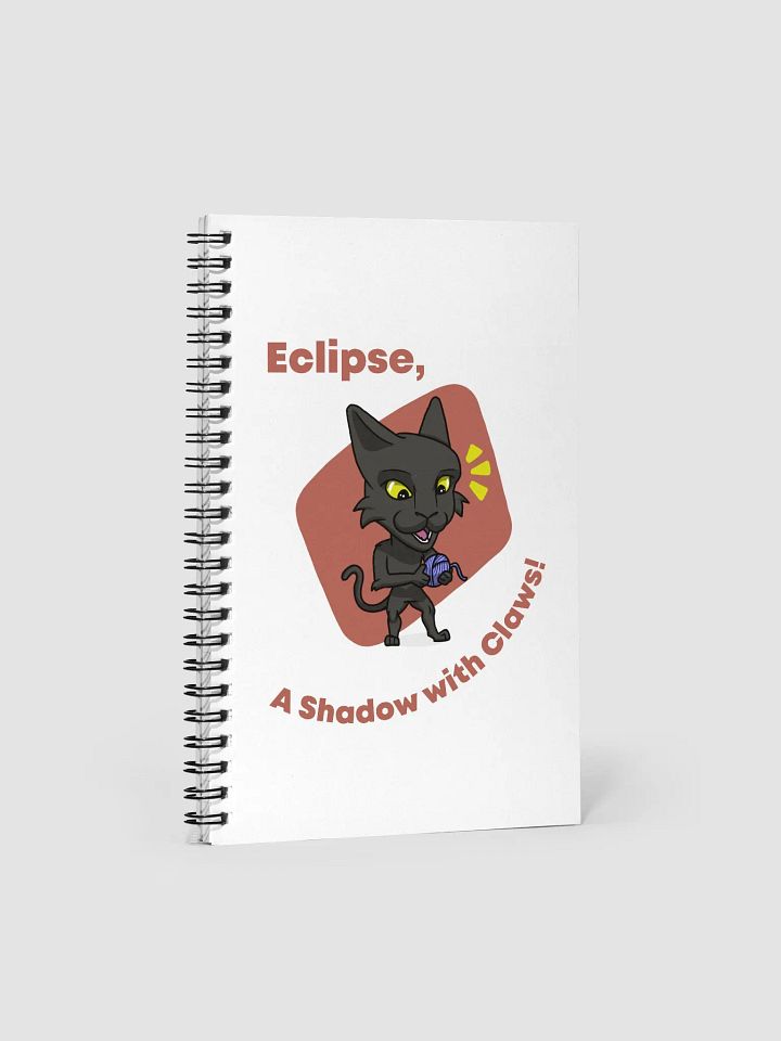 Eclipse Cat Spiral Notebook product image (1)