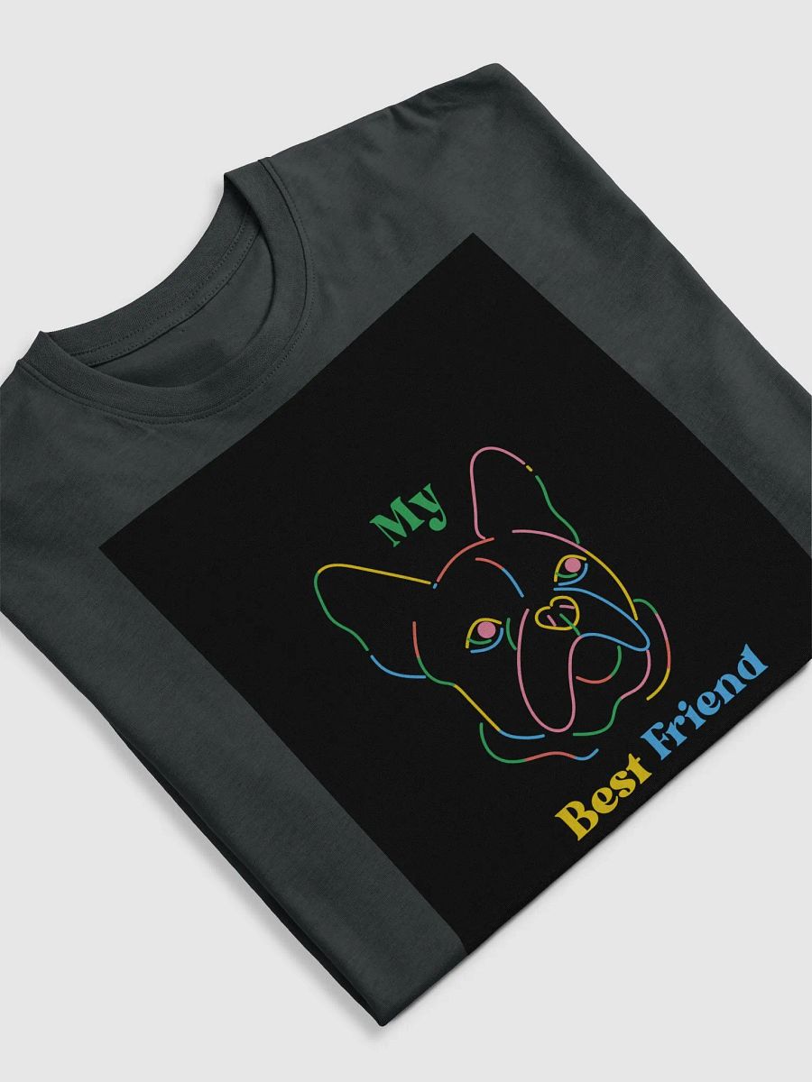 Neon French Bulldog 'My Best Friend' Tee product image (5)
