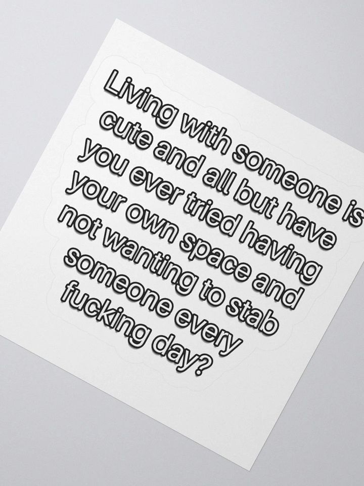Living With Someone Sticker product image (4)