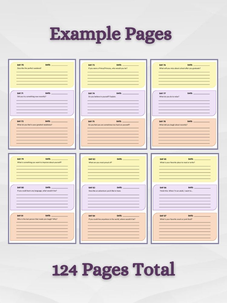 365 Questions for Kids: Self-Discovery Workbook for Kids 9-12 product image (8)