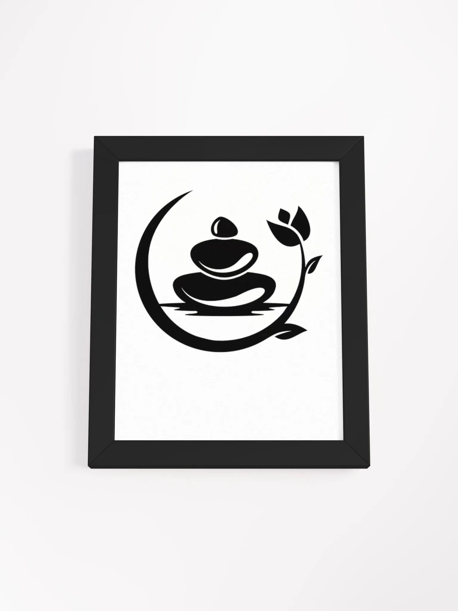 Tranquil Zen Stone Cairn Framed Poster product image (7)