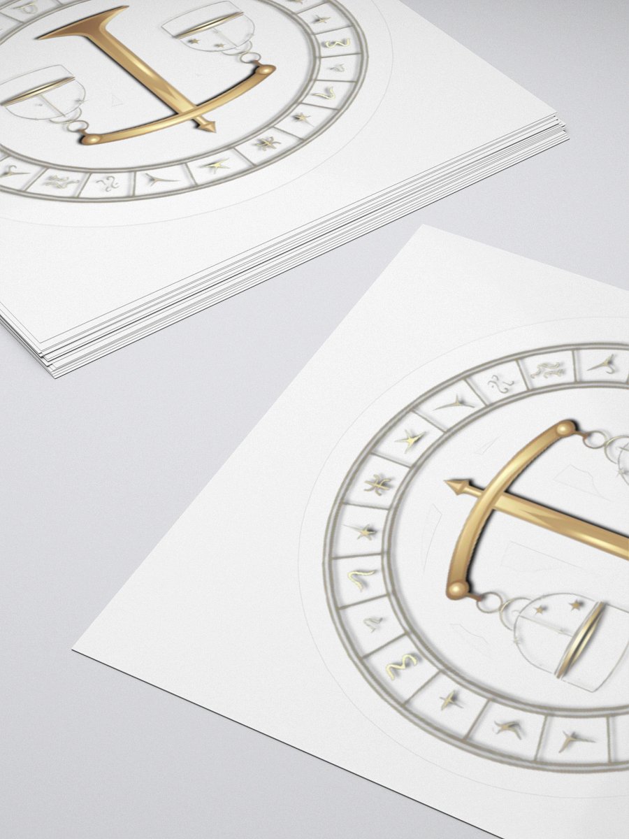 Libra Zodiac Kiss-Cut Sticker product image (11)