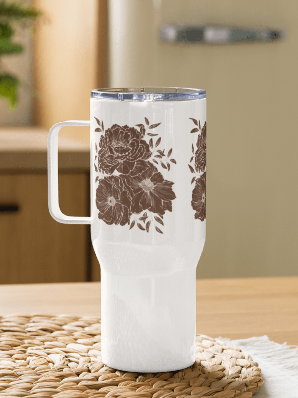 Floral Fusion Stainless Steel Travel Mug product image (1)