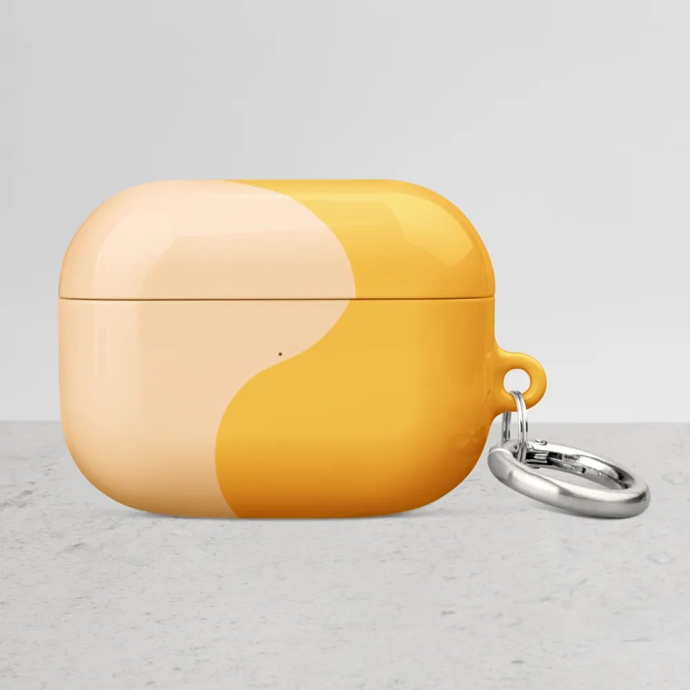Orange Honey Cream Minimal Wave AirPods Case product image (46)