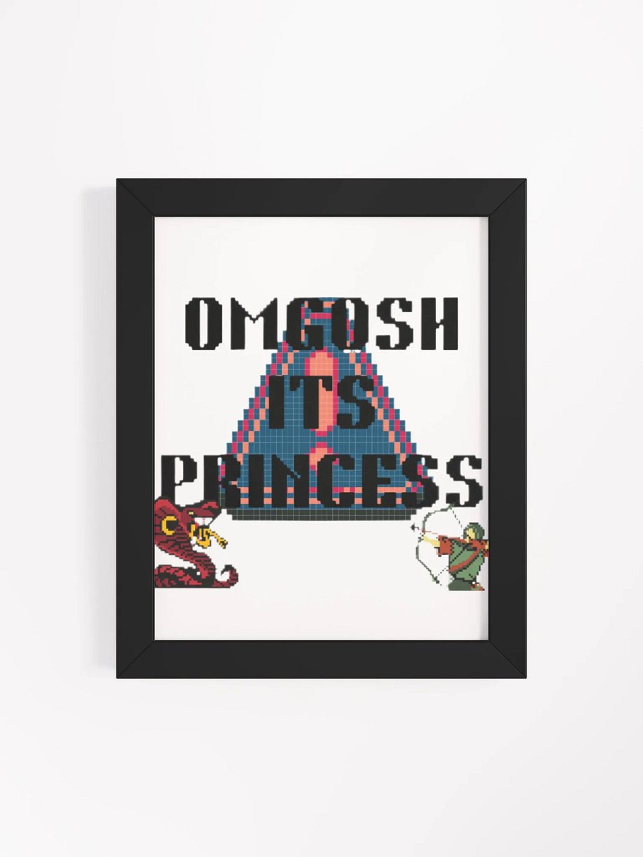 Pixel Art Princess Pyramid Poster product image (61)