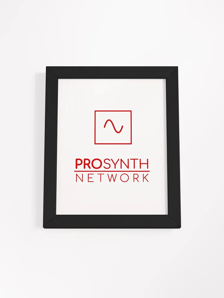 Pro Synth Network Framed Matte Poster product image (14)