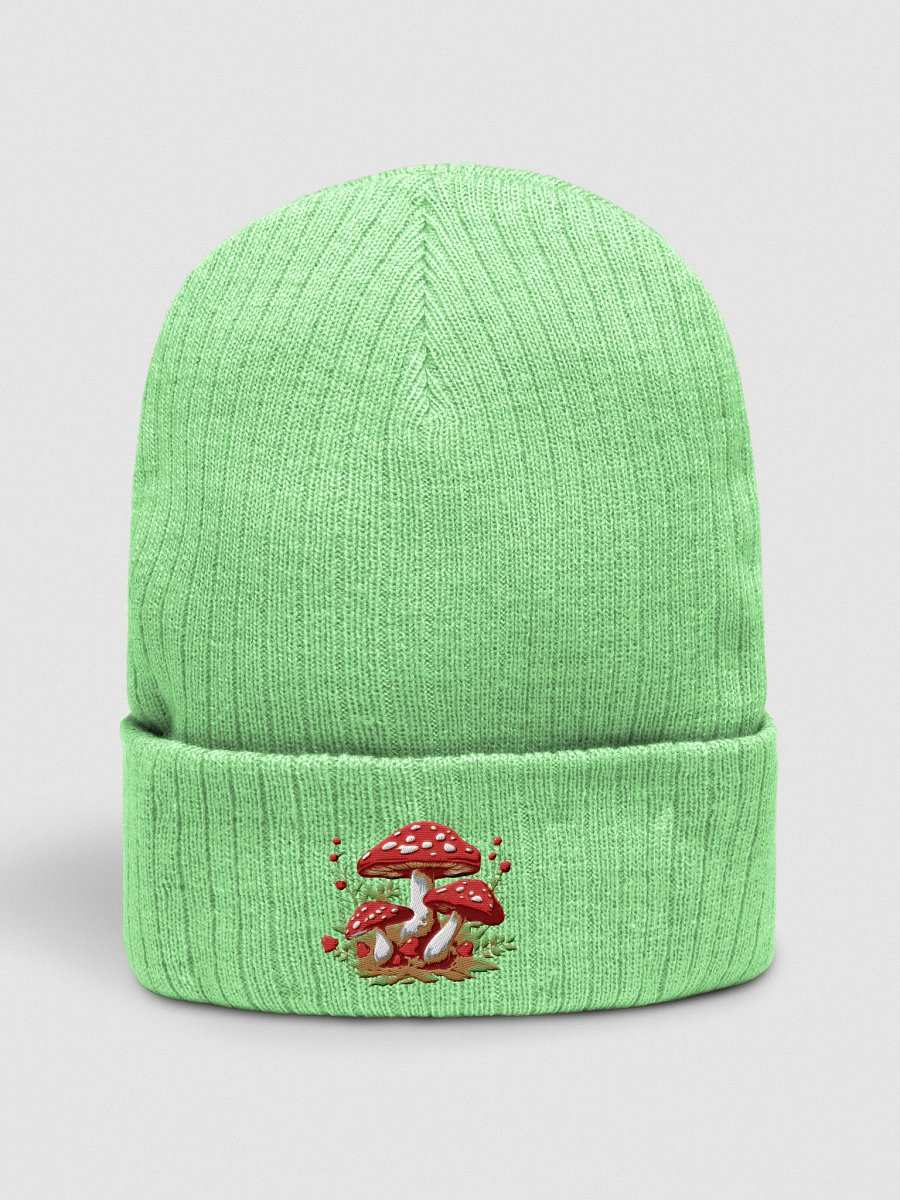 Enchanted Forest Ribbed Knit Beanie product image (9)