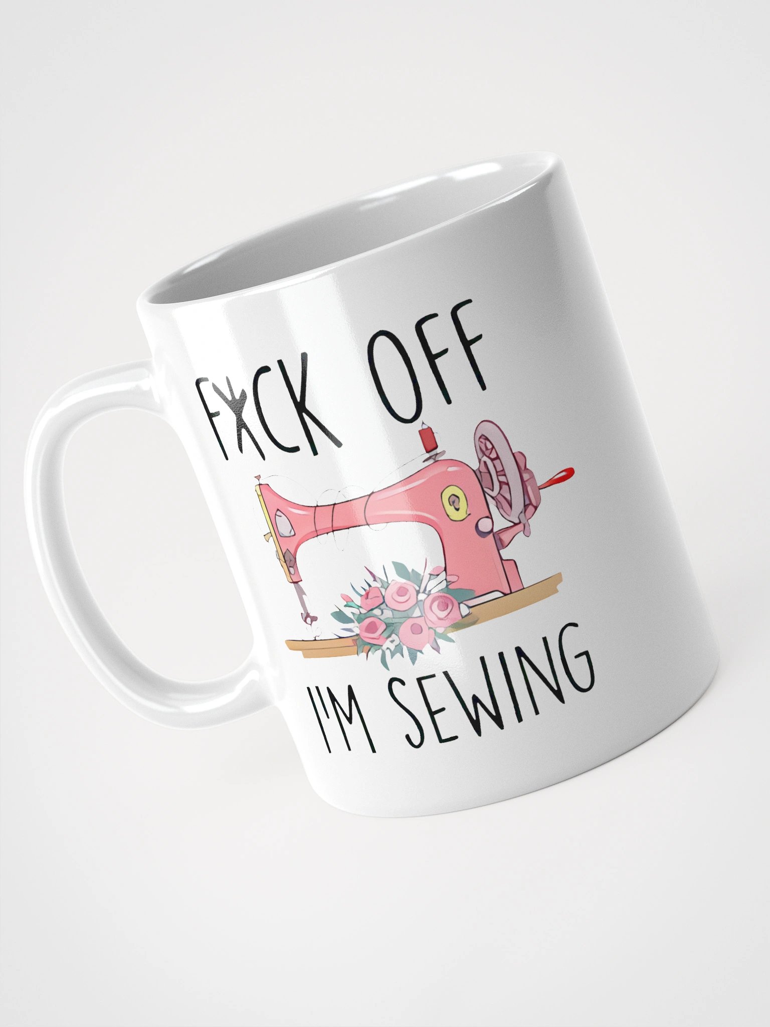 Sewing Machines White Glossy Mug product image (4)