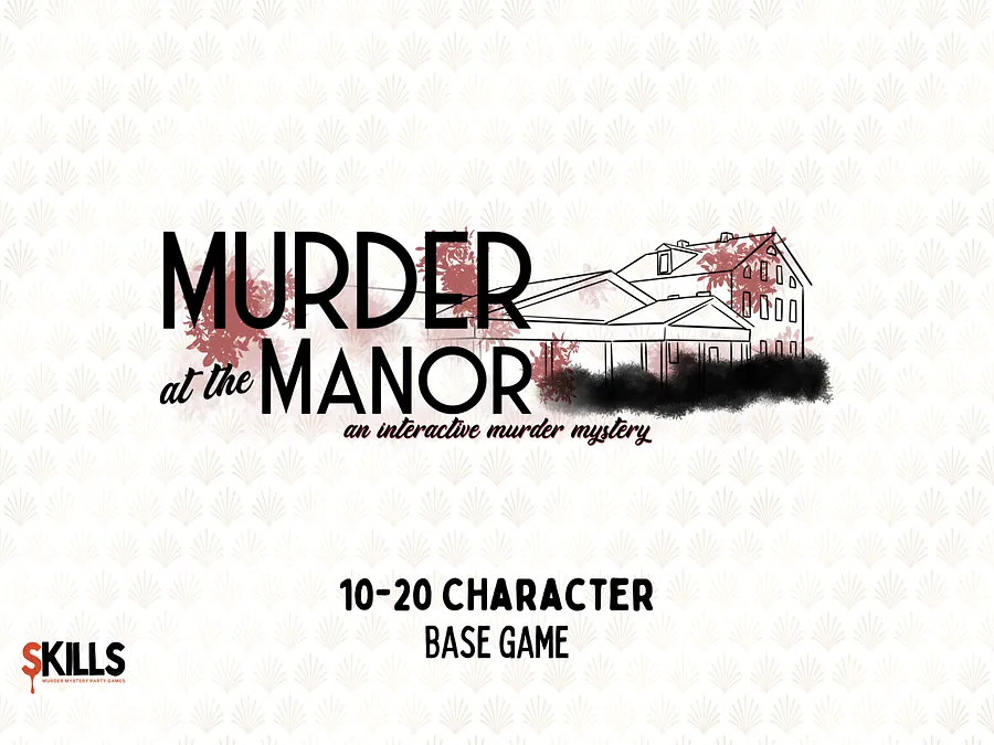 Murder at the Manor - A 1920s Speakeasy Murder Mystery - 10-20 Player Base Game product image (1)