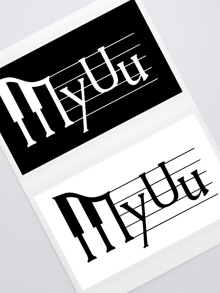Myuu Sticker Black + White product image (2)