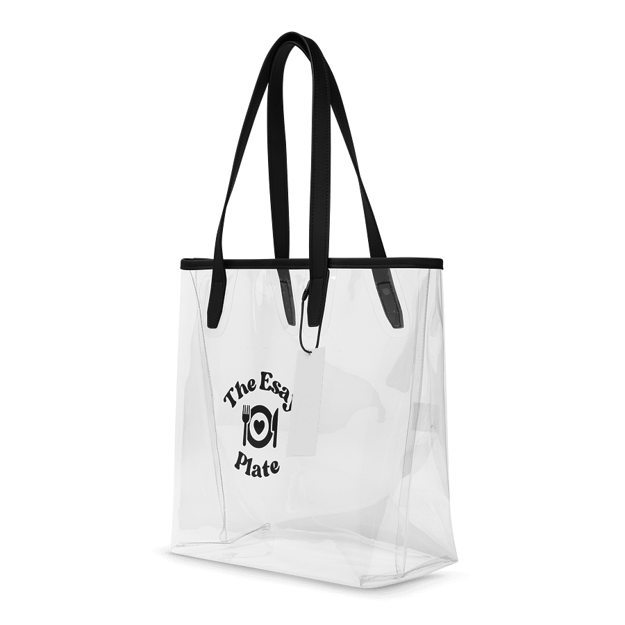 The Easy Plate Logo Clear Tote product image (4)