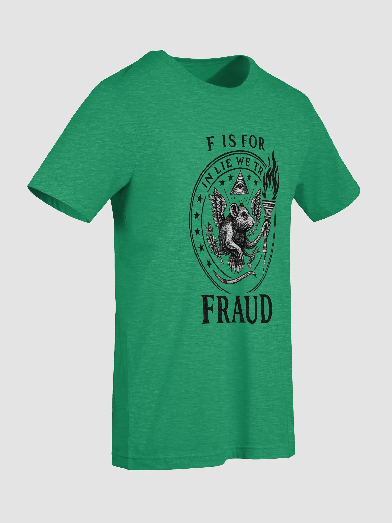 F is for fraud super soft t-shirt by dark alphabet product image (9)