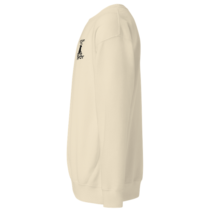 Umarmung gefährlich - Sweatshirt mit schwarzem Design product image (2)