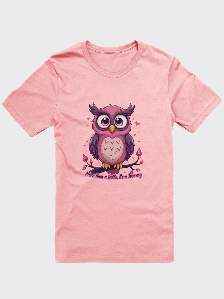 More Than a BATTLE, it's A Journey BREAST CANCER AWARENESS night Owl T-Shirt product image (1)