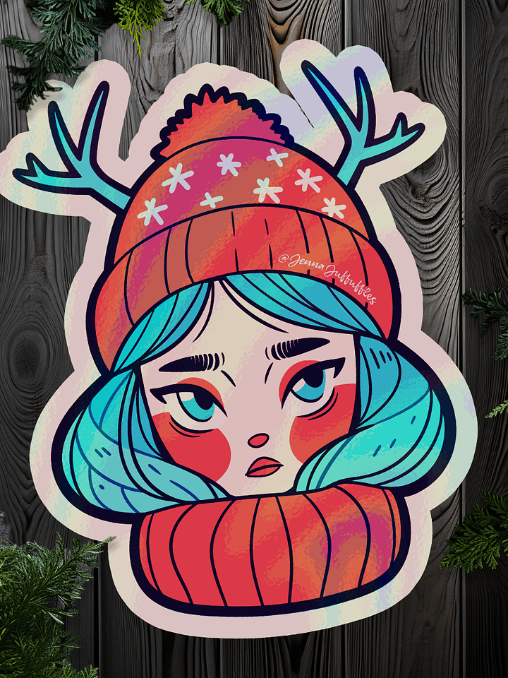 Flurry | 3D Holographic Kiss-Cut Sticker product image (1)