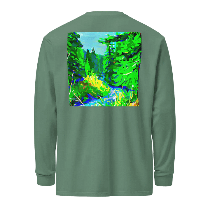 Vibrant Forest Landscape Long Sleeve Shirt product image (13)