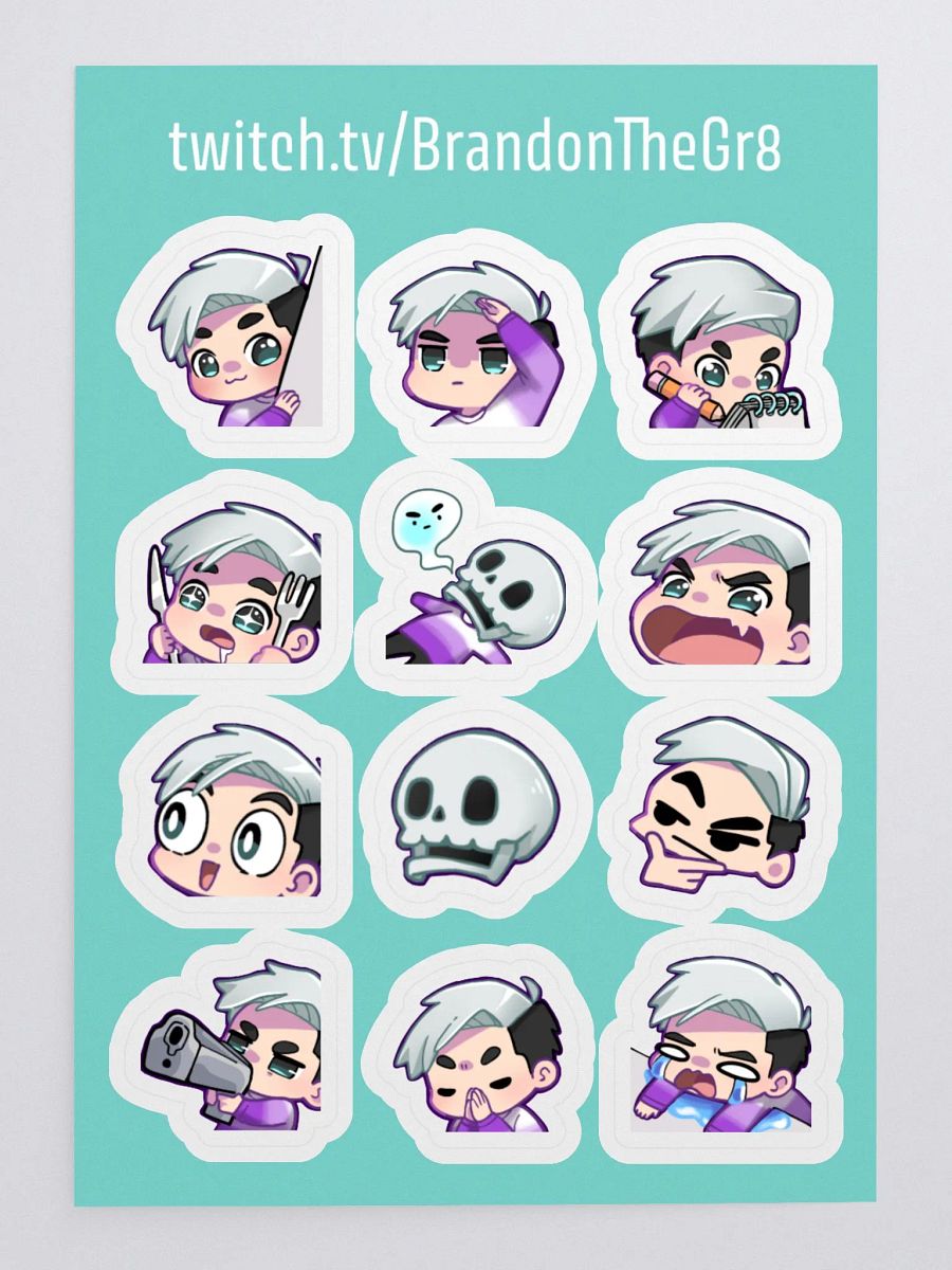Emotes Sticker Sheet - HLD Edition product image (3)