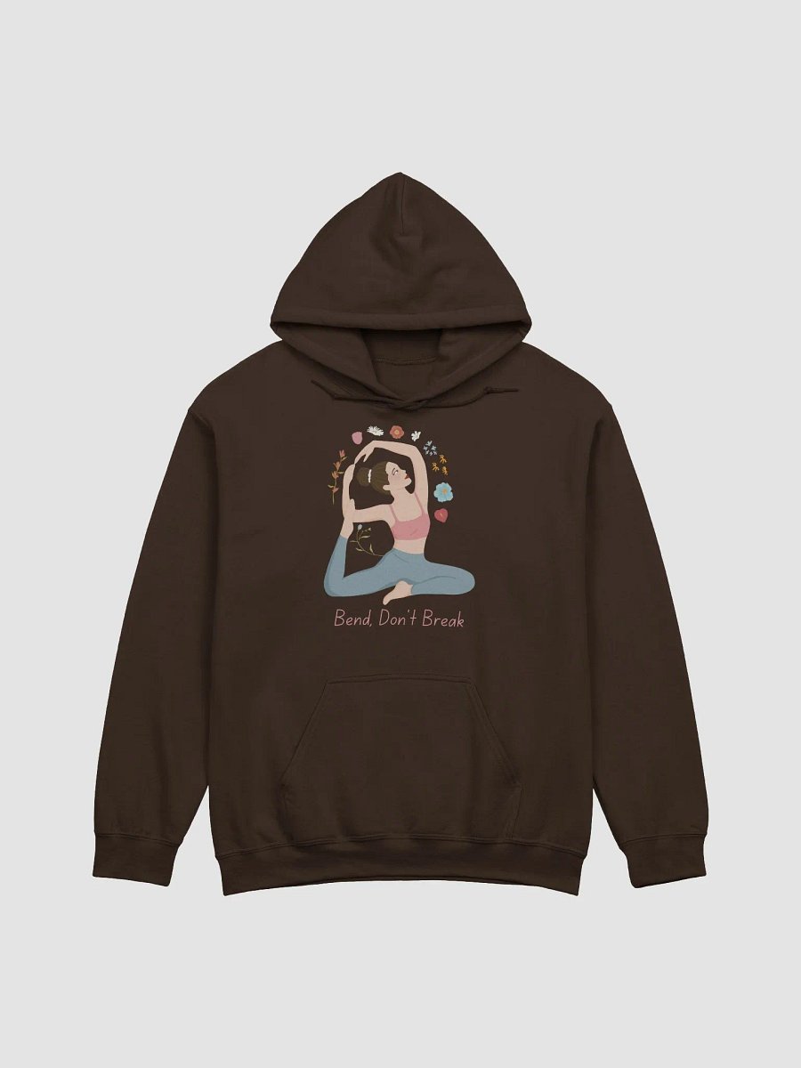 Yoga Resilience Hoodie - "Bend, Don't Break" Illustration product image (4)