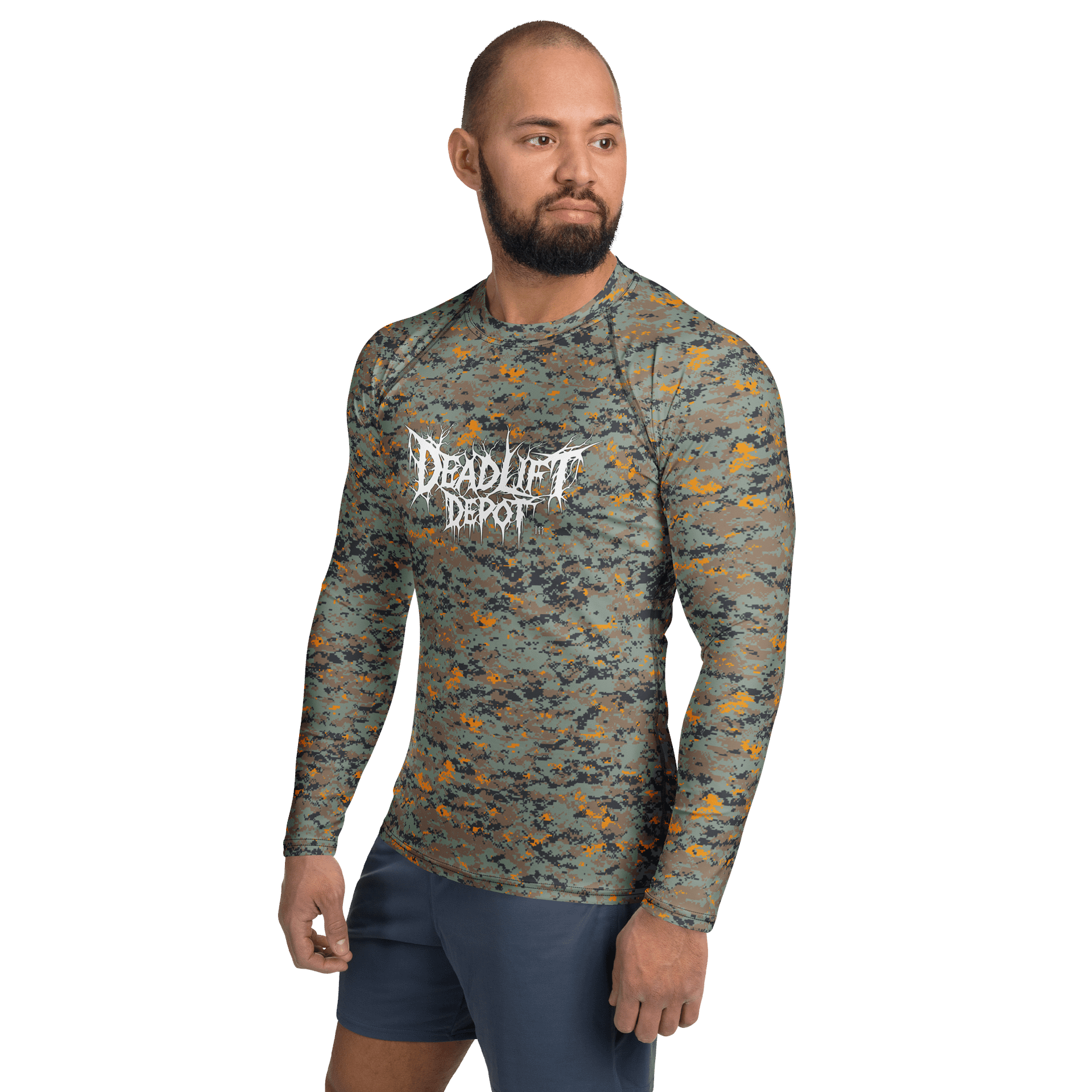 Rusted Ash Camo Compression Shirt product image (3)