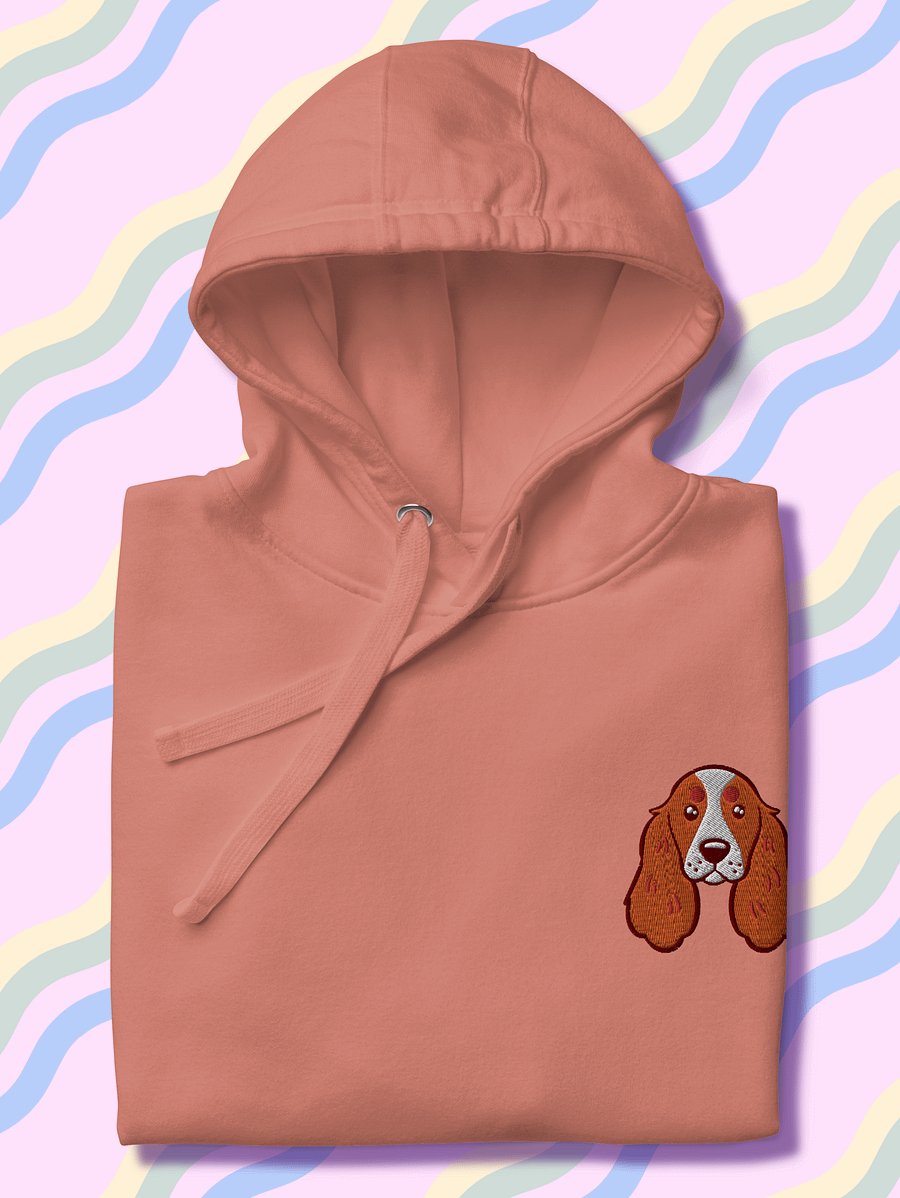 Cartoon English Cocker Spaniel Dog Unisex Premium Hoodie product image (2)