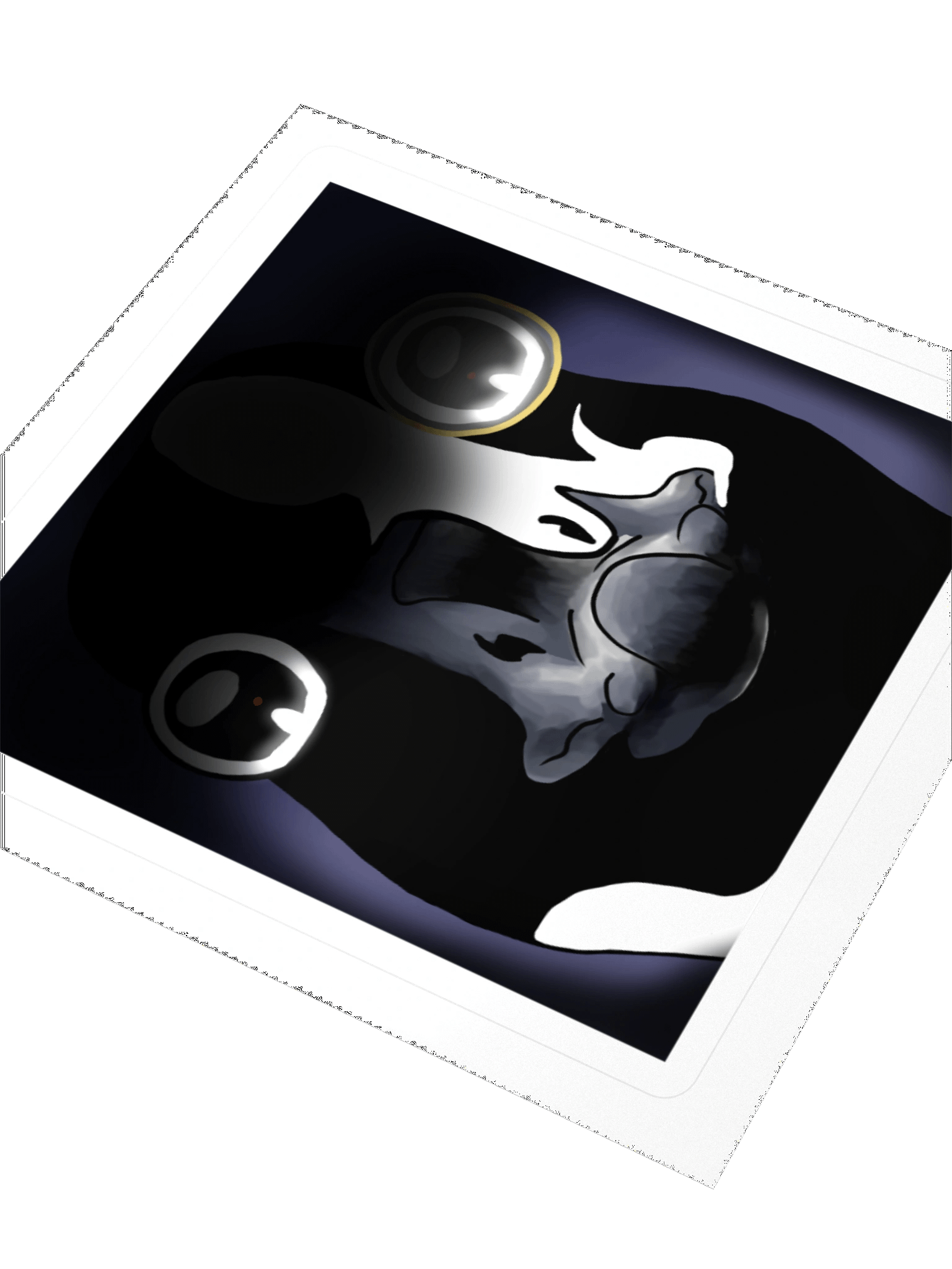 Doom Pengu Stare Sticker product image (3)