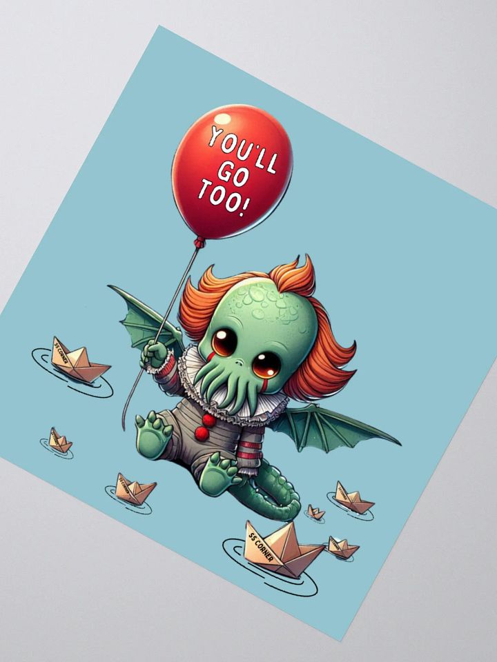 You'll Go Too! S.S. Corner Sticker product image (2)