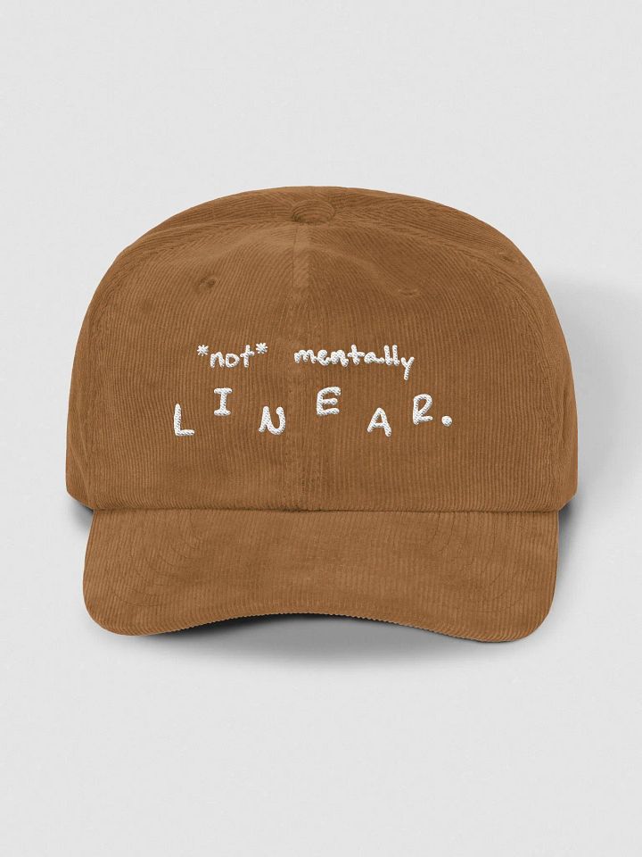 *not* mentally linear Cord Hat product image (1)