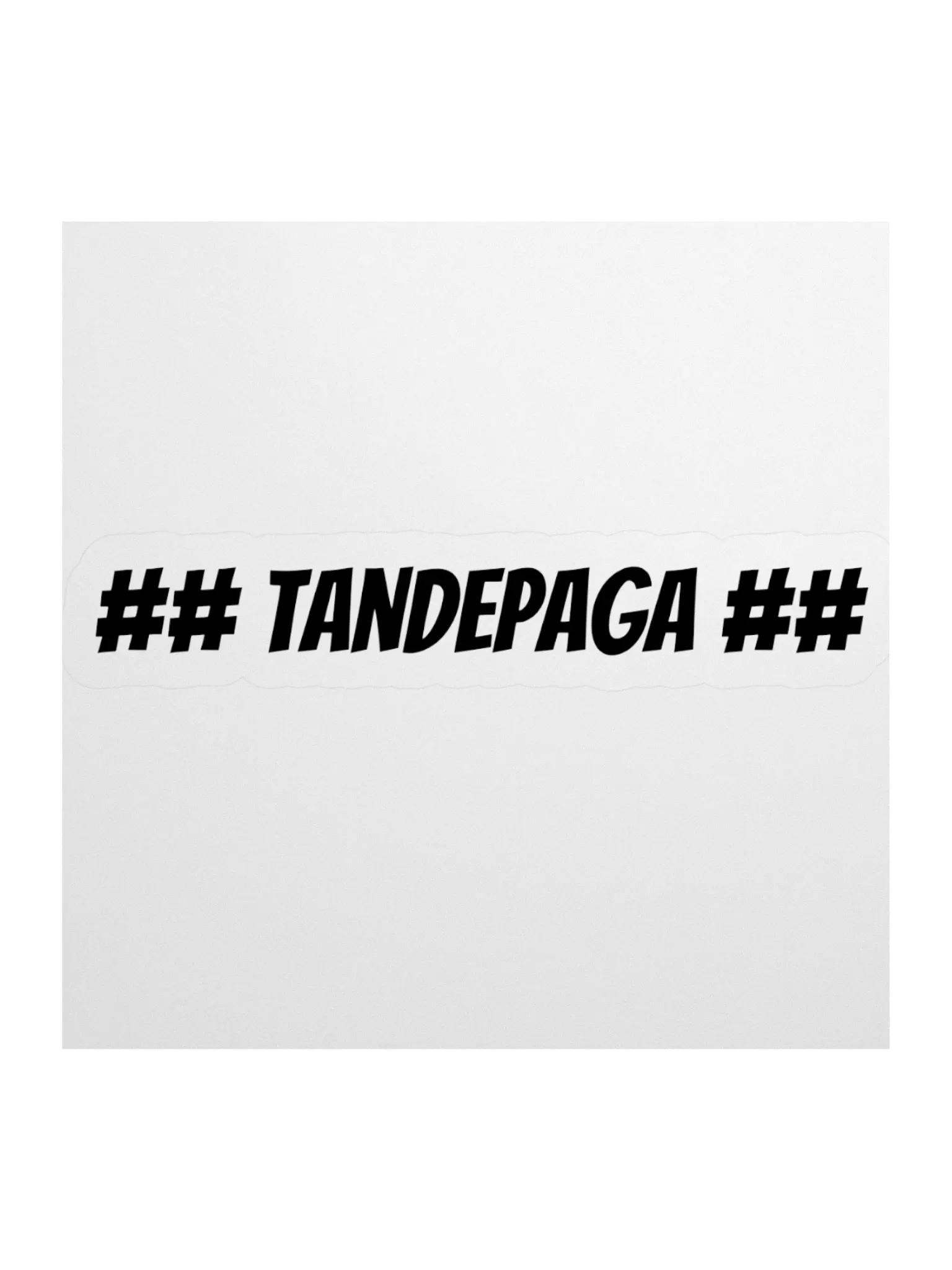 Tandepaga Sticker product image (4)
