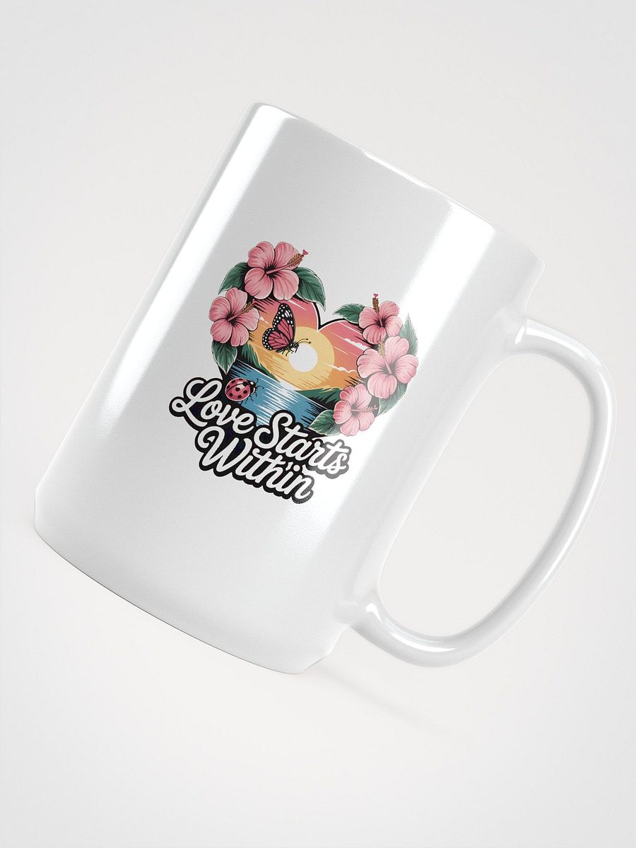 Love Starts Within Heart Mug product image (4)