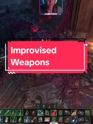 When an improvised weapon attack fails you 😅 #bg3 #baldursgate3 #twitchstreamer 