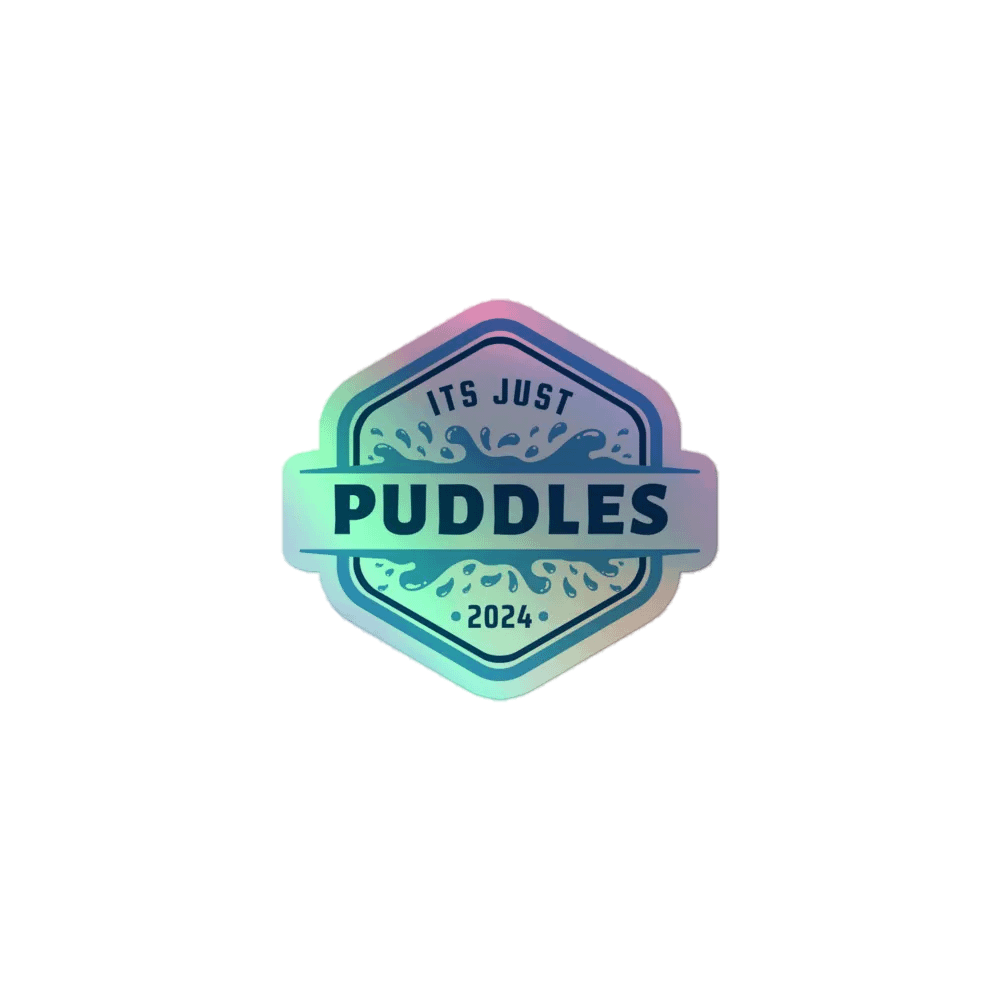Puddles Holographic Sticker product image (1)