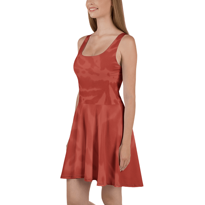 Radiant Red Abstract All-Over Skater Dress product image (1)