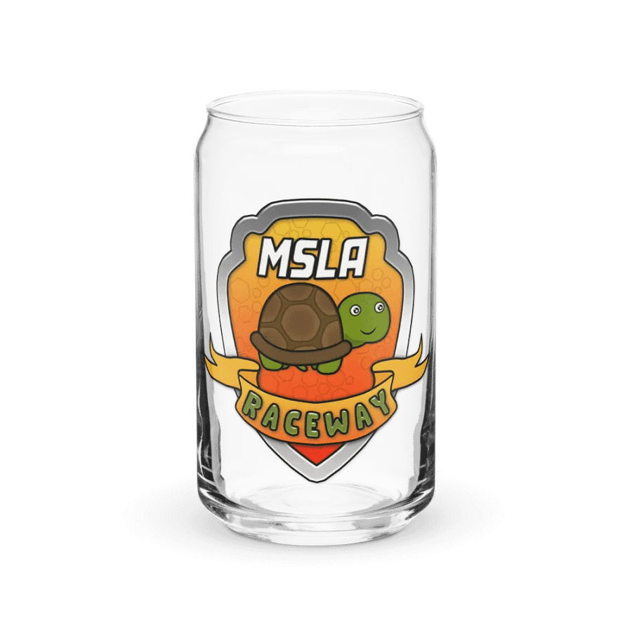 MSLA Raceway - Can Shaped Glass product image (5)