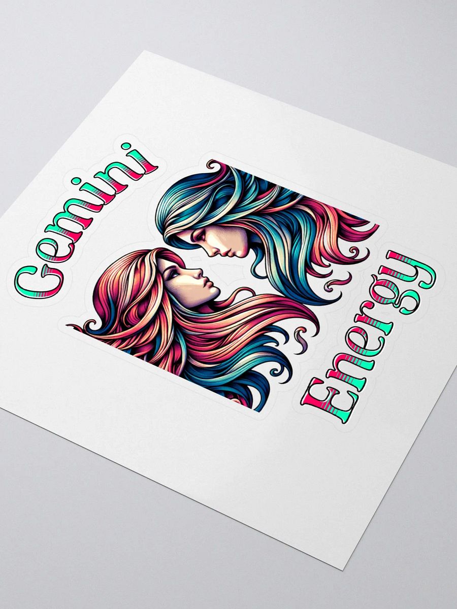 Zodiac Sign Gemini Energy Sticker product image (3)