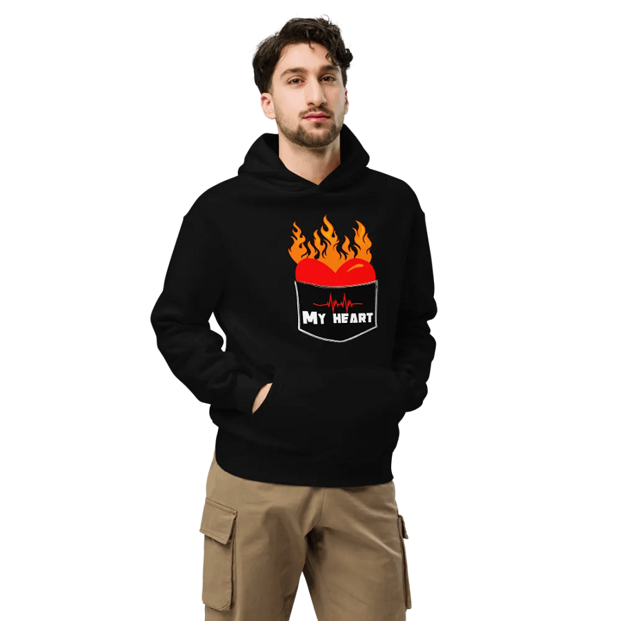 My heart unisex hoodie product image (2)
