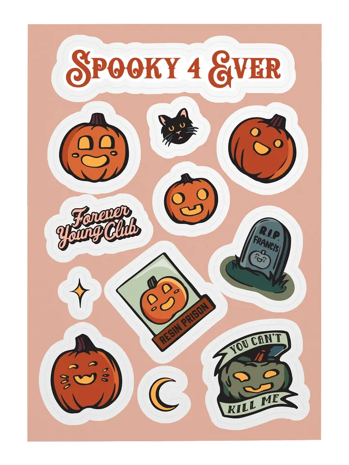 Spooky 4 Ever Stickers product image (1)