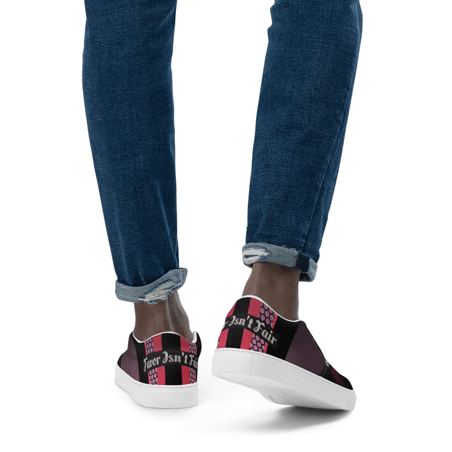 BBG Diamond Cross Black and Purple Men's Slip Ons V2 product image (4)