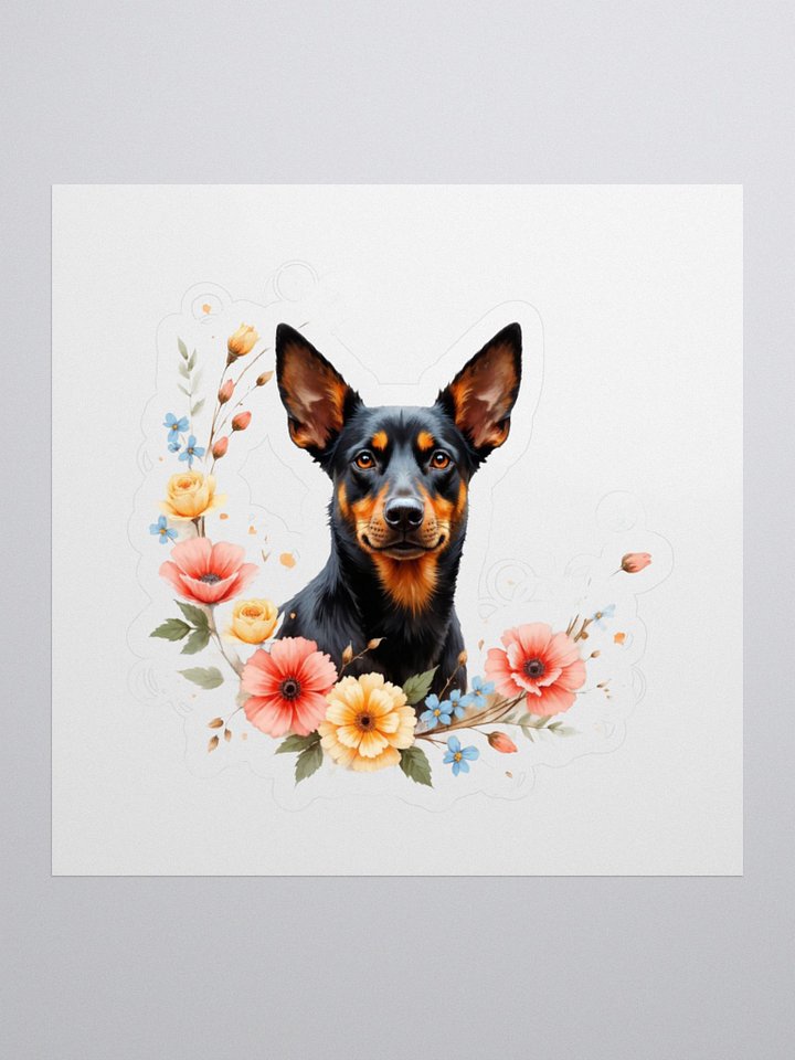 Potcake Floral Sticker product image (1)