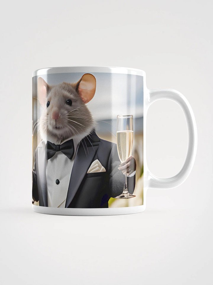 Two Cute Rats Celebrating With Champagne Mug product image (1)