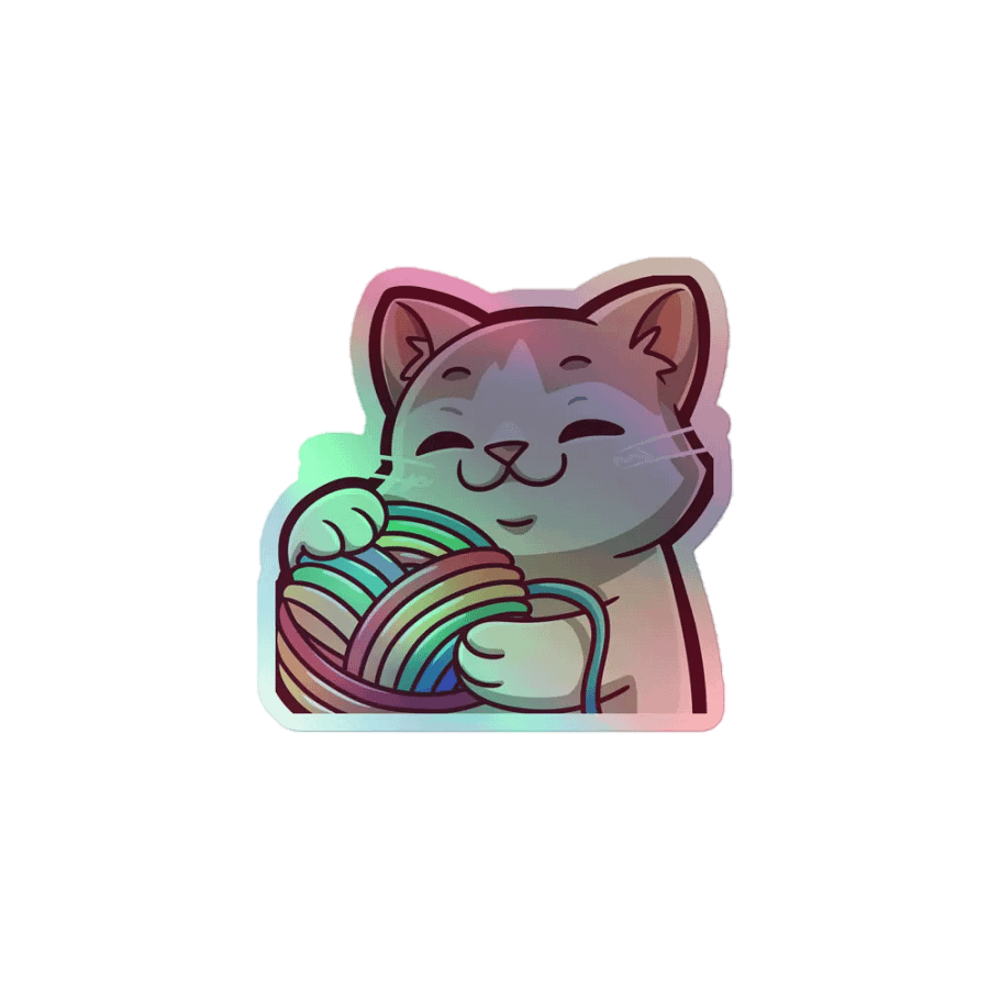 Holo Yarn Sticker product image (1)