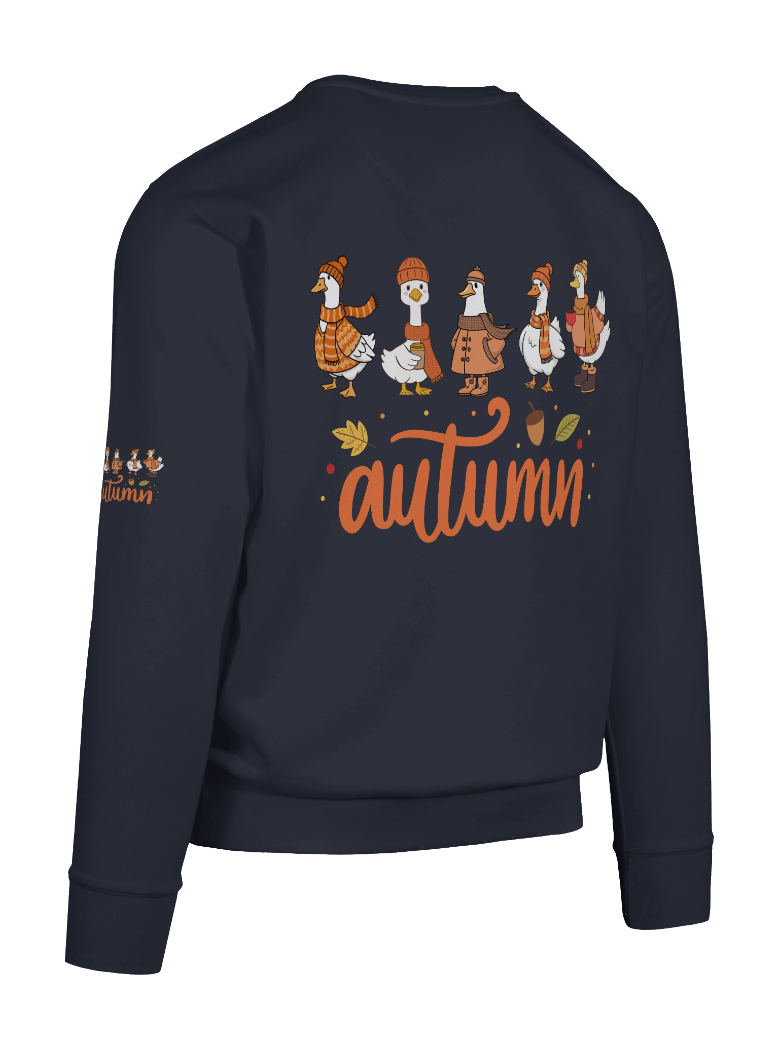 Cozy Autumn Duck's Typography Sweatshirt product image (128)