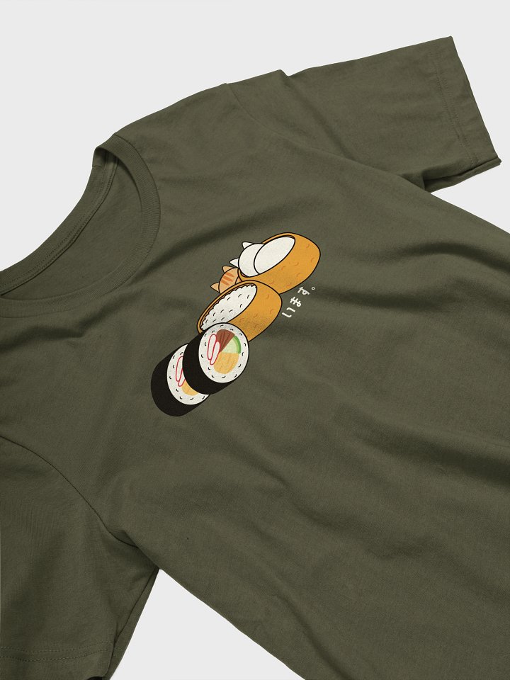 Inari Sushi and Futomaki Cat Unisex T-shirt product image (12)
