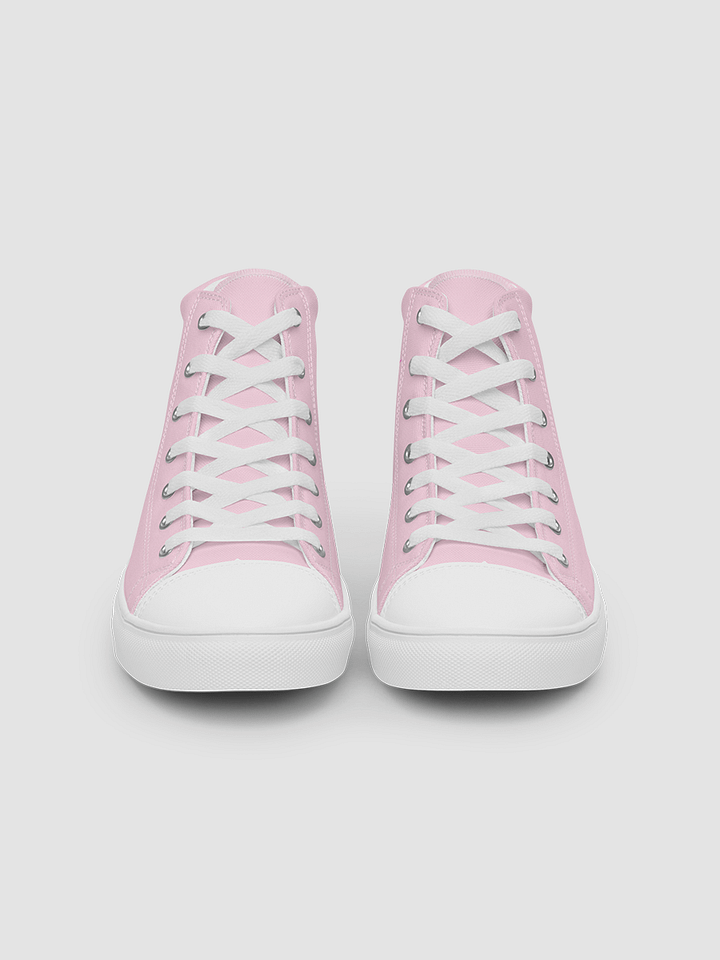 Pink Starbright The Band Women's High Top Canvas Shoes product image (4)