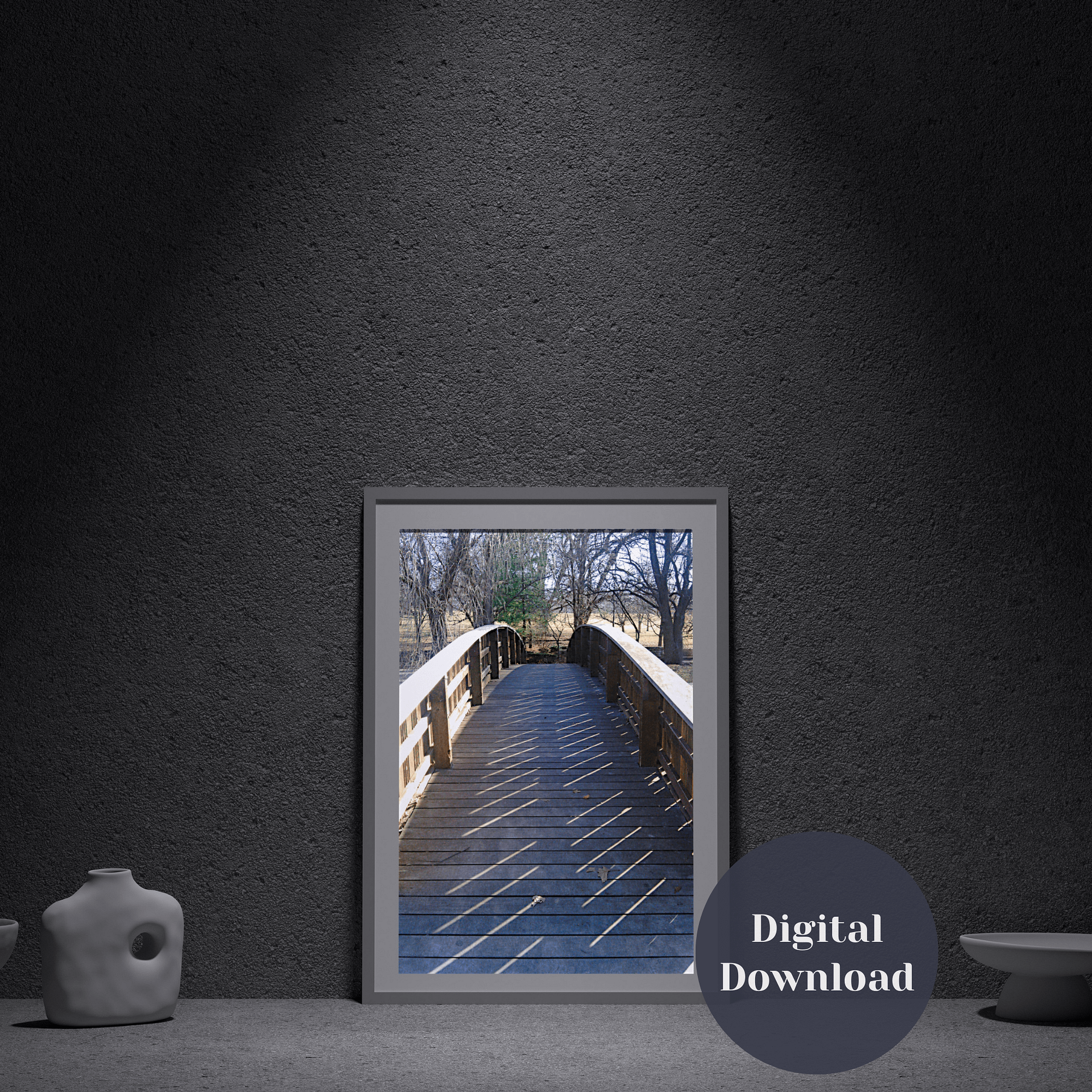 Tranquil Park Bridge Photographic Print product image (3)