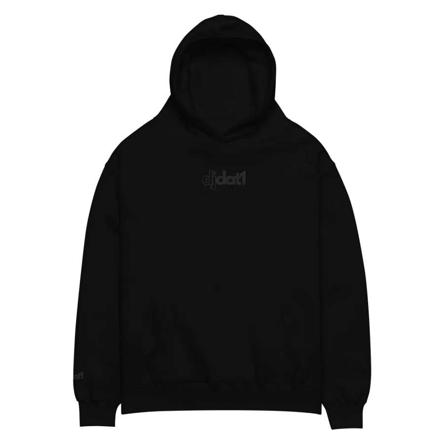 [DJDAT1] Premium Hoodie w/ Embroidered Logo (black logo) product image (8)