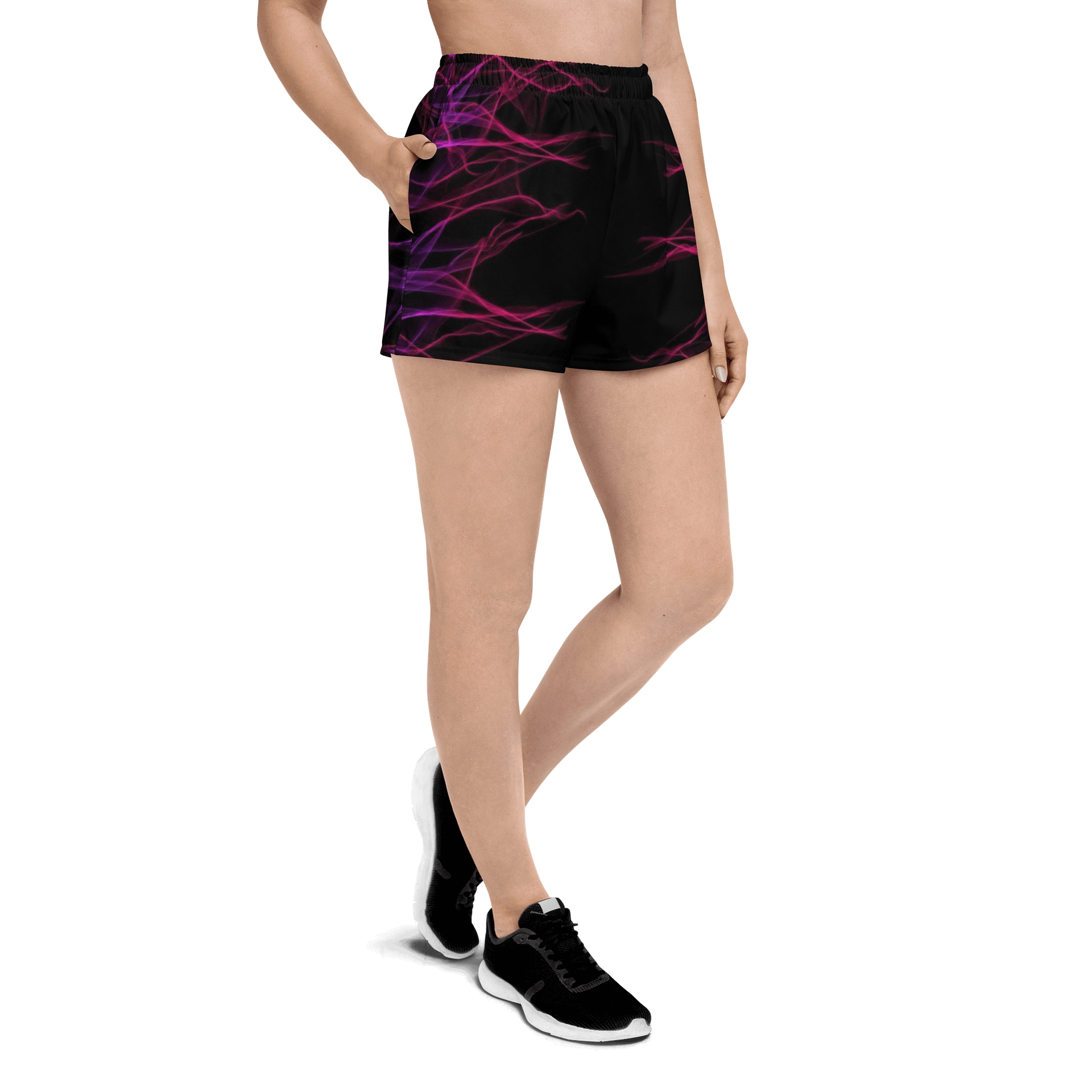 Vivid Vibes Unisex Athletic Shorts product image (3)