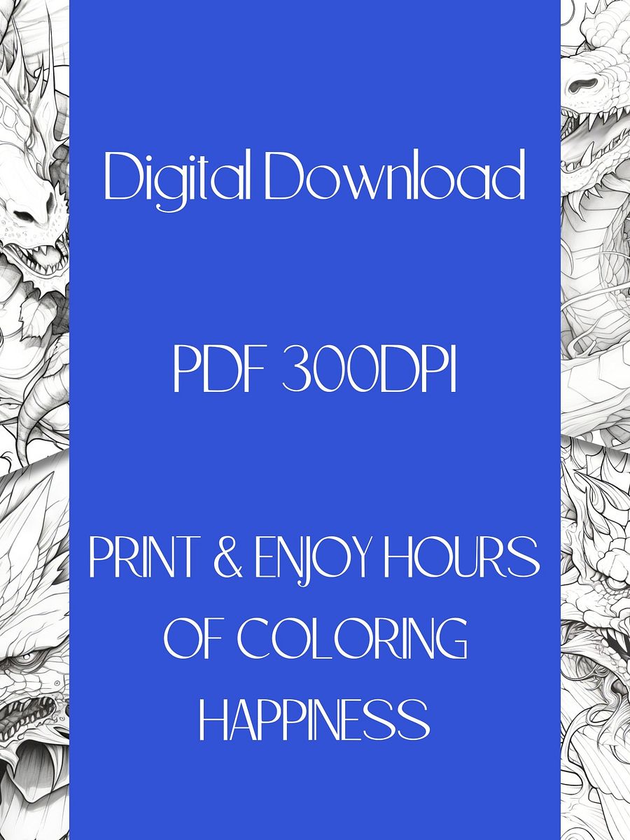 Dragon Coloring Book product image (3)