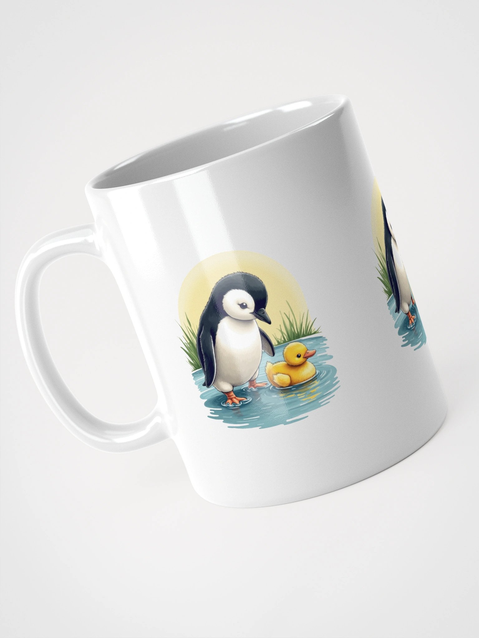 Penguin and Duckling Serenity Mug product image (11)