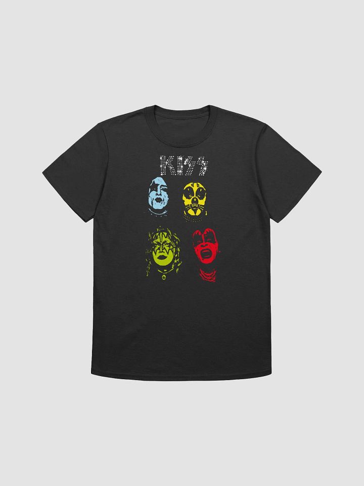 Kiss Vibrant Faces Unisex T-Shirt product image (1)